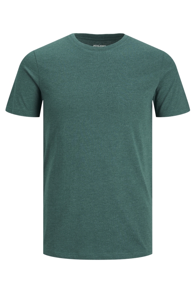 JJEORGANIC MELANGE TEE SS O-NECK NO 12222887 Storm/Melange